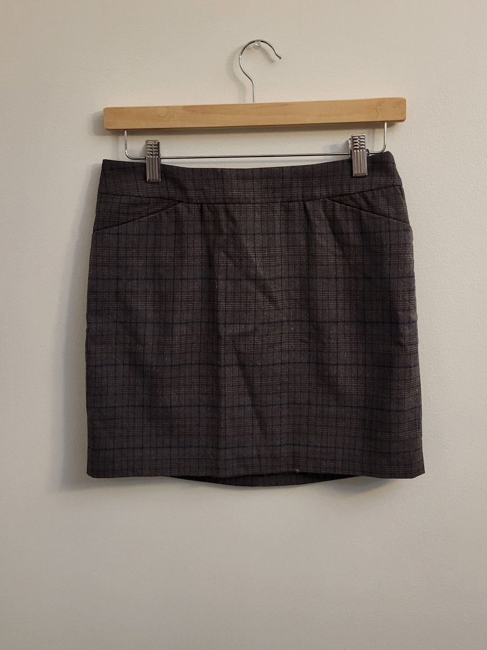 Smart Set Gray Plaid Mini Skirt